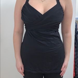 LuluLemon Black Wrap Top